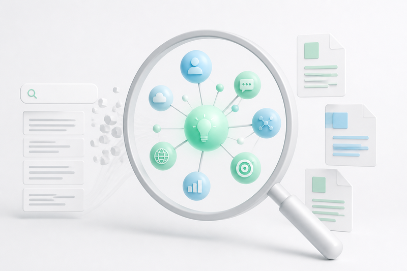 جستجوی معنایی (Semantic Search) در برابر جستجوی سنتی کلمات کلیدی: پایان عصر Ctrl+F در سازمان‌ها